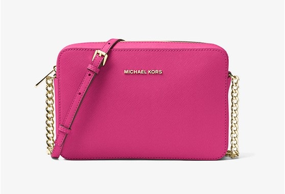 Сумка Michael Kors Jet Set Large Saffiano Leather Crossbody, новая