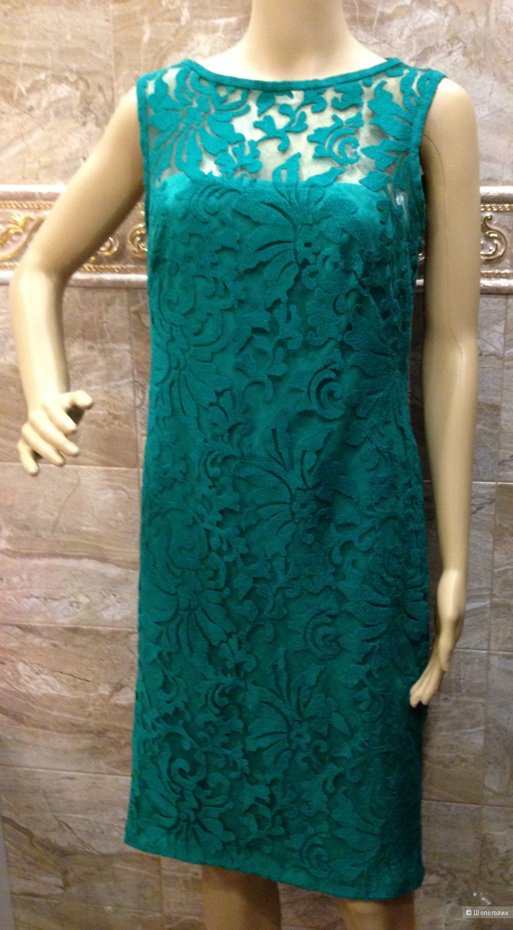 Tadashi Shoji красивое брендовое платье из кружева р.46 Новое.Оригинал