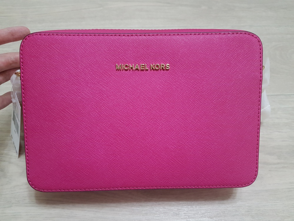 Сумка Michael Kors Jet Set Large Saffiano Leather Crossbody, новая