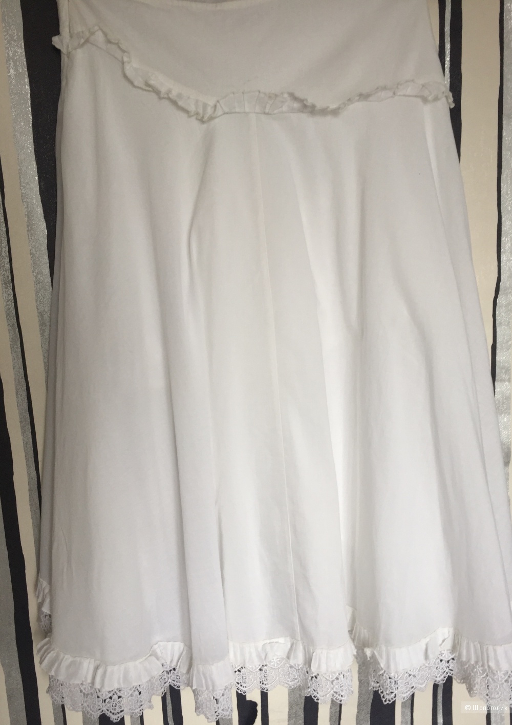 Белая юбка бренда George Collection
