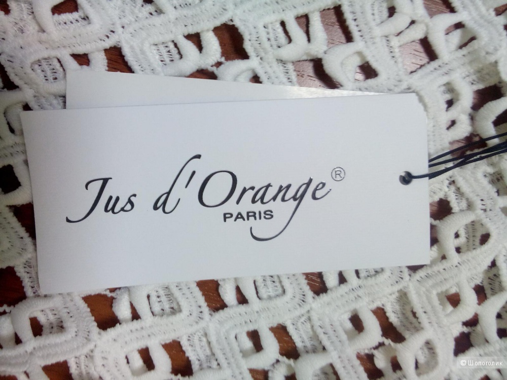 Платье кружево белое Jus D"ORANGE Франция размер T2 fr 38 eu