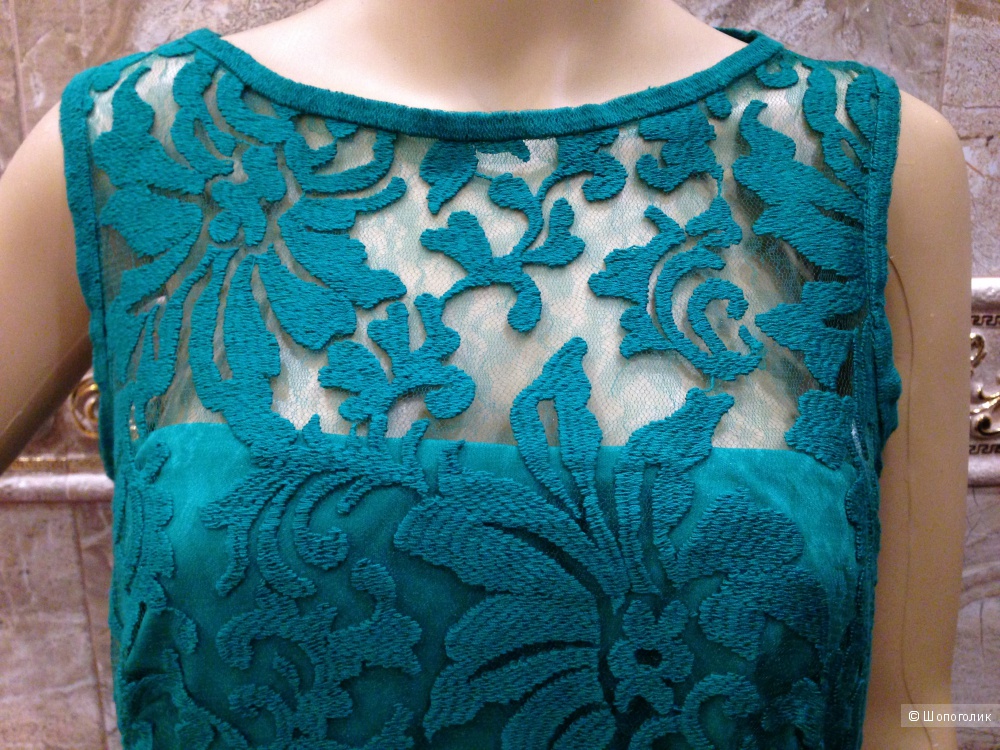 Tadashi Shoji красивое брендовое платье из кружева р.46 Новое.Оригинал