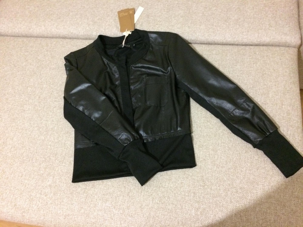 Куртка-кардиган черного цвета, S