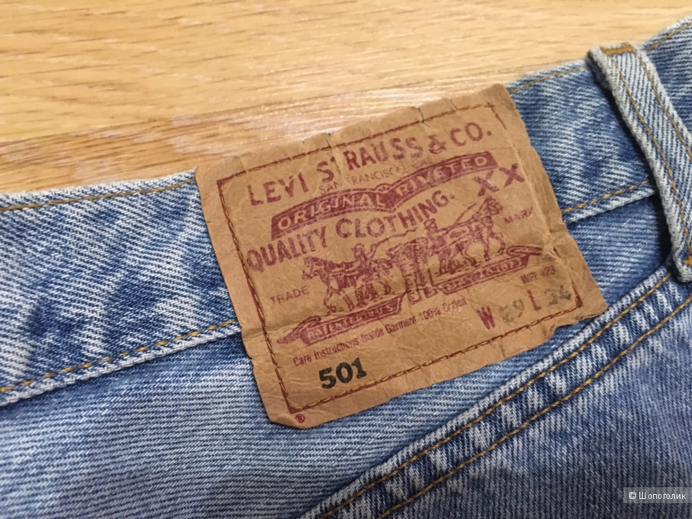 Новые шорты Levi's 501 размер 29, но идет на 27