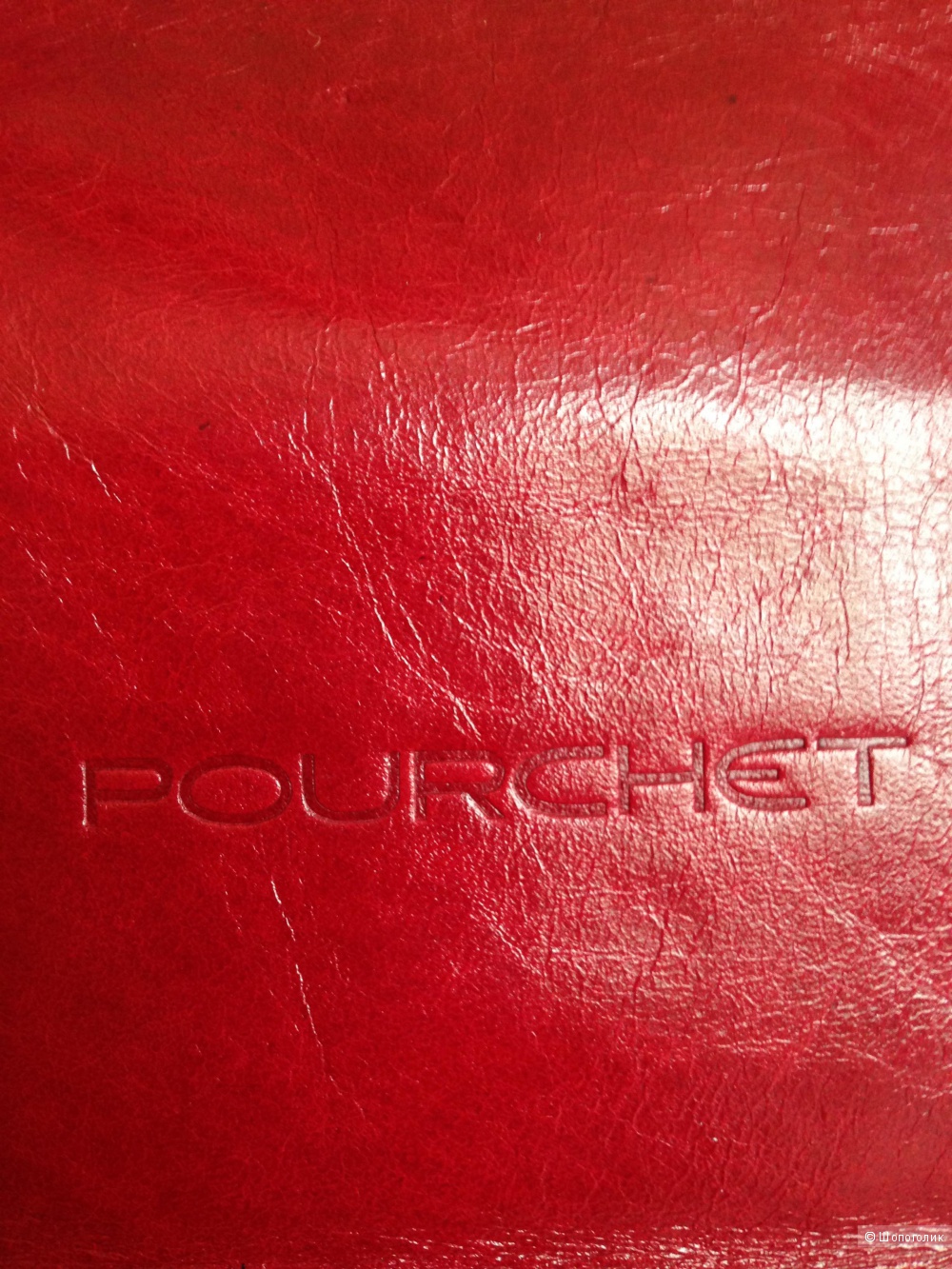 Небольшая красная сумочка POURCHET, Франция