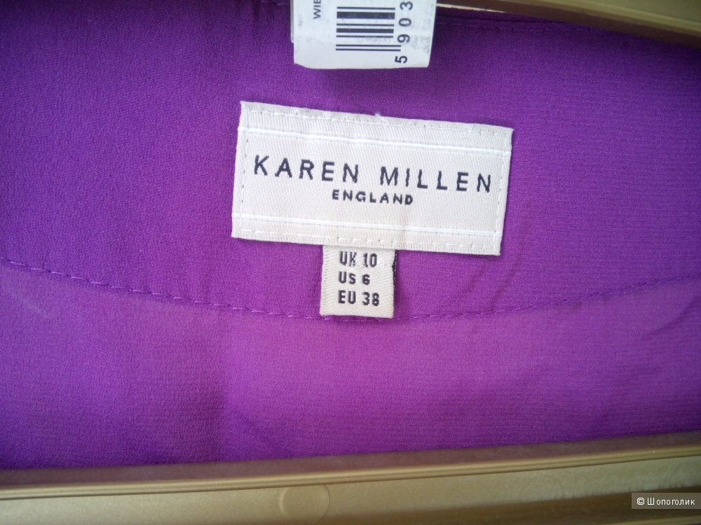 Блузка из натурального шелка Karen Millen, размер 10 uk