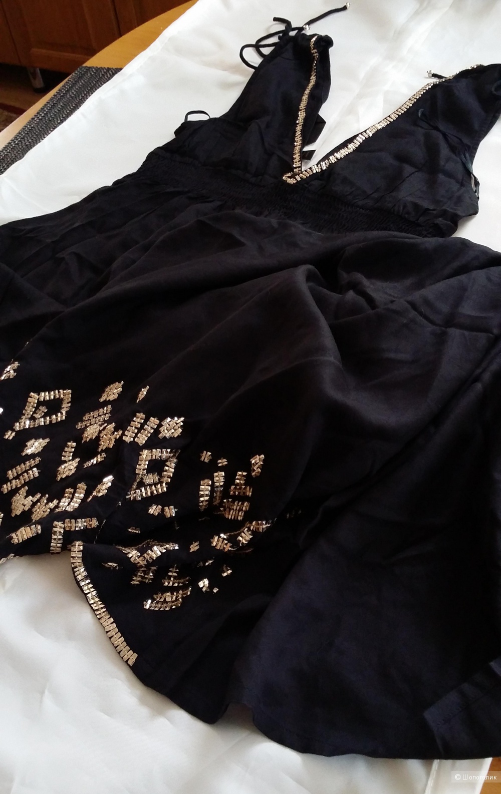 Пляжный сарафан с вышивкой Accessorize 100% вискоза, 44-48 размера