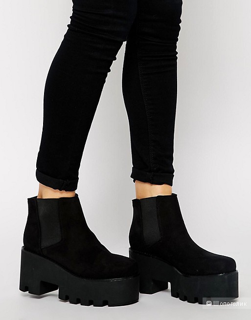 ASOS ENJOY THE RIDE Chelsea Ankle Boots (UK7)