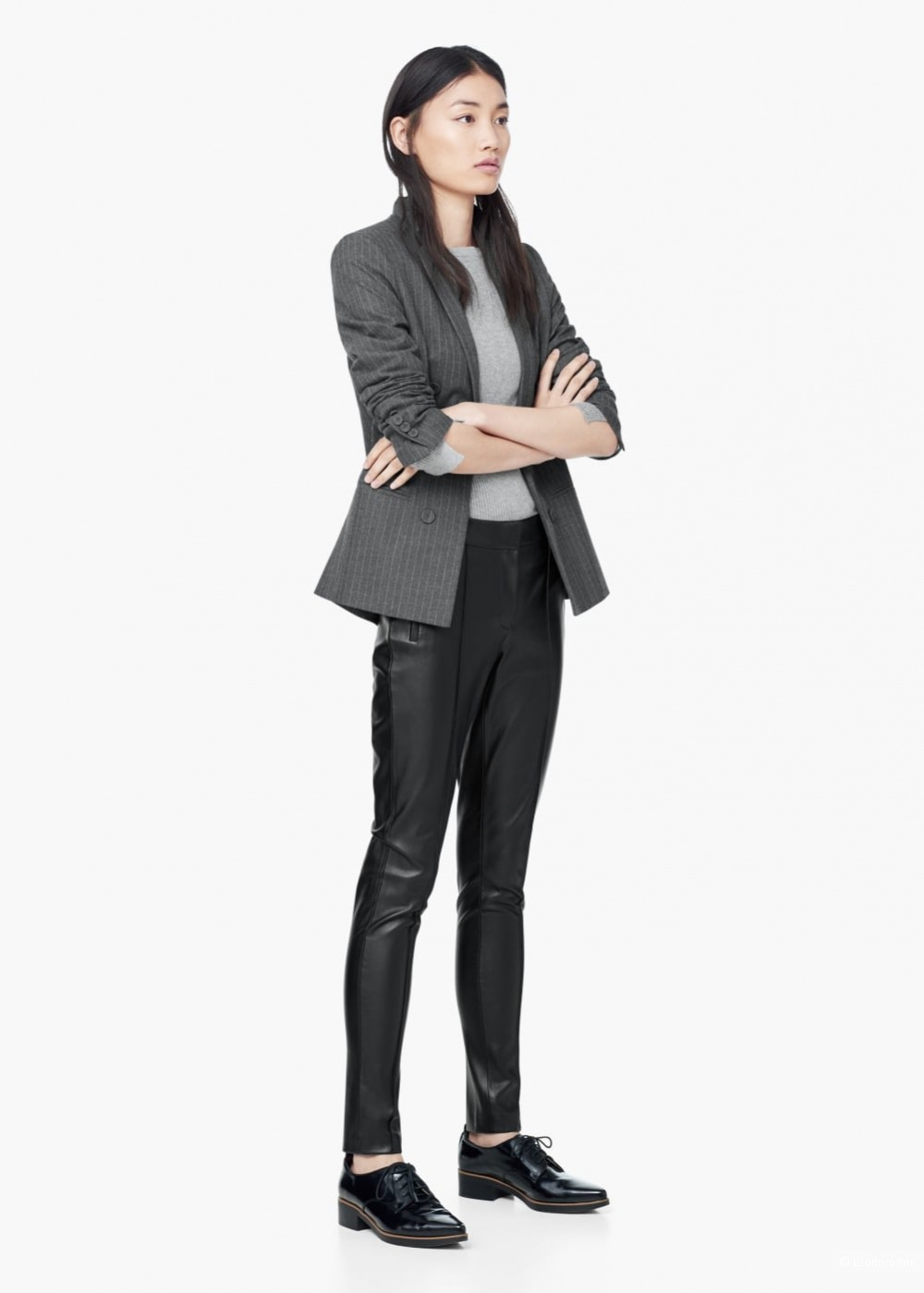 Новые Брюки Mango под кожу 46 - 48р.
