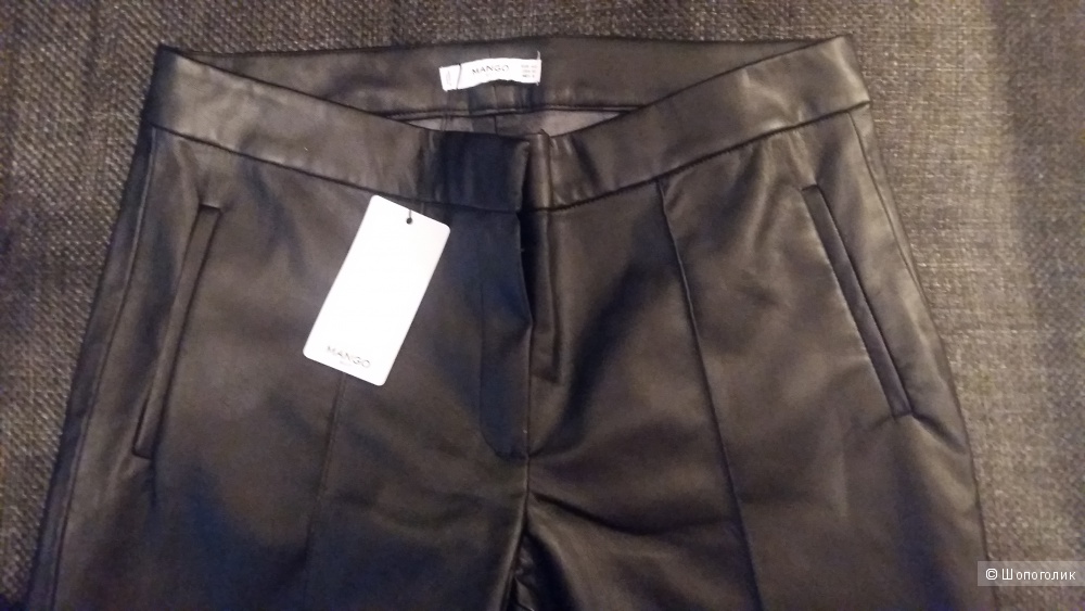Новые Брюки Mango под кожу 46 - 48р.