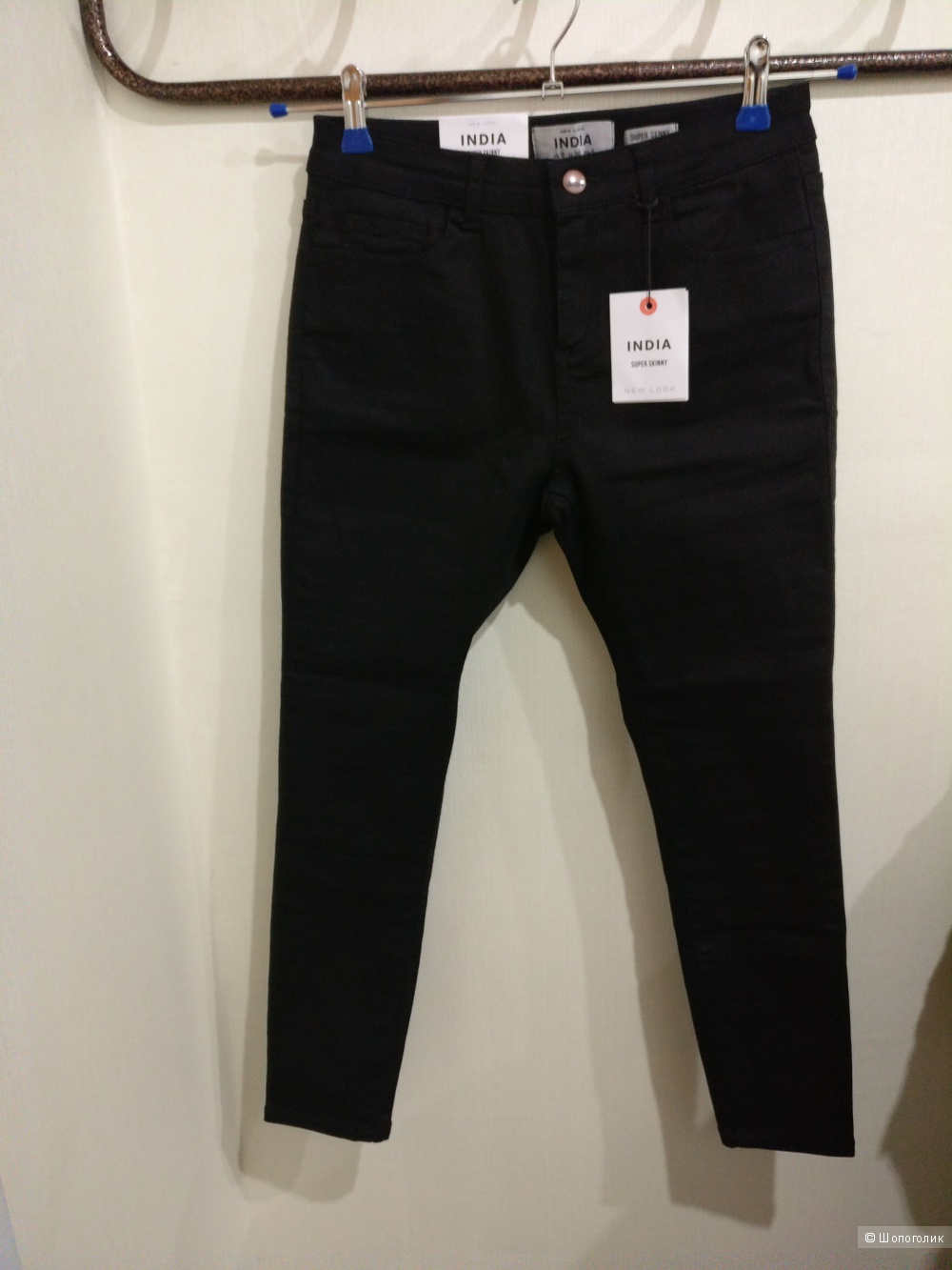 New Look Black Super Soft Super Skinny India Jeans (10L28)