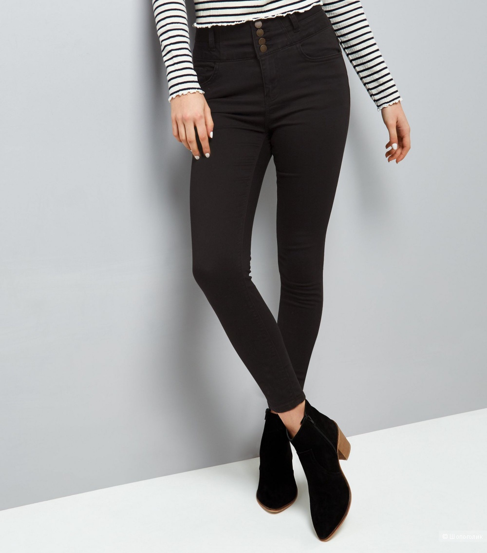 New Look Black High Waist Skinny Yazmin Jeans (10L30), в магазине Другой  магазин — на Шопоголик