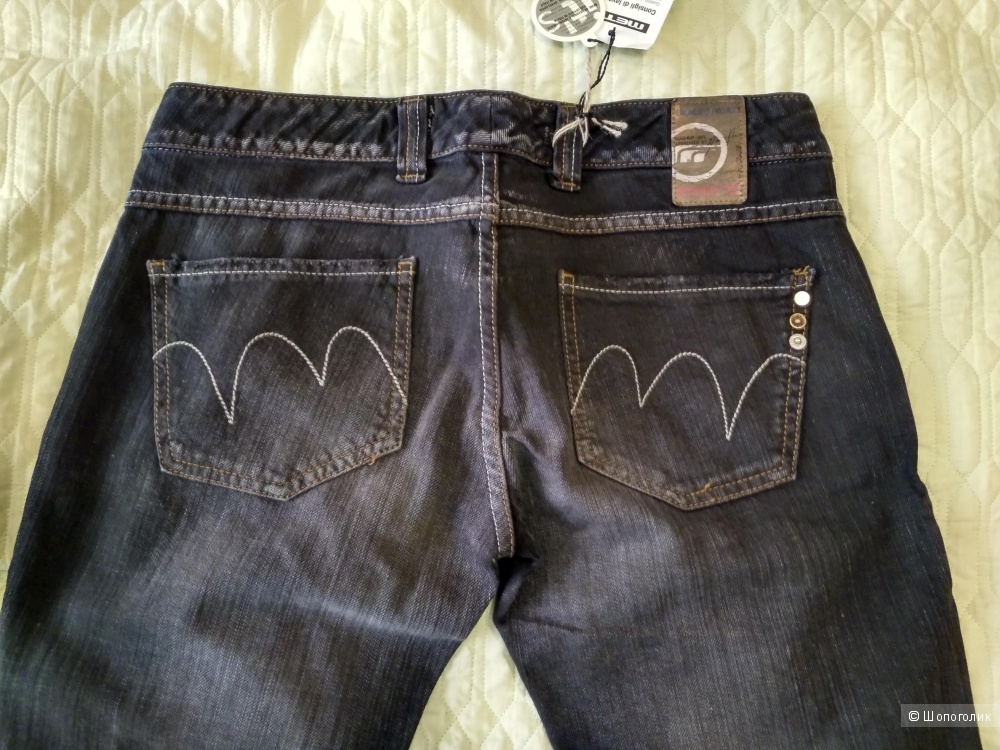 Итальянские джинсы MET размер 30 модель "клёш от колена"