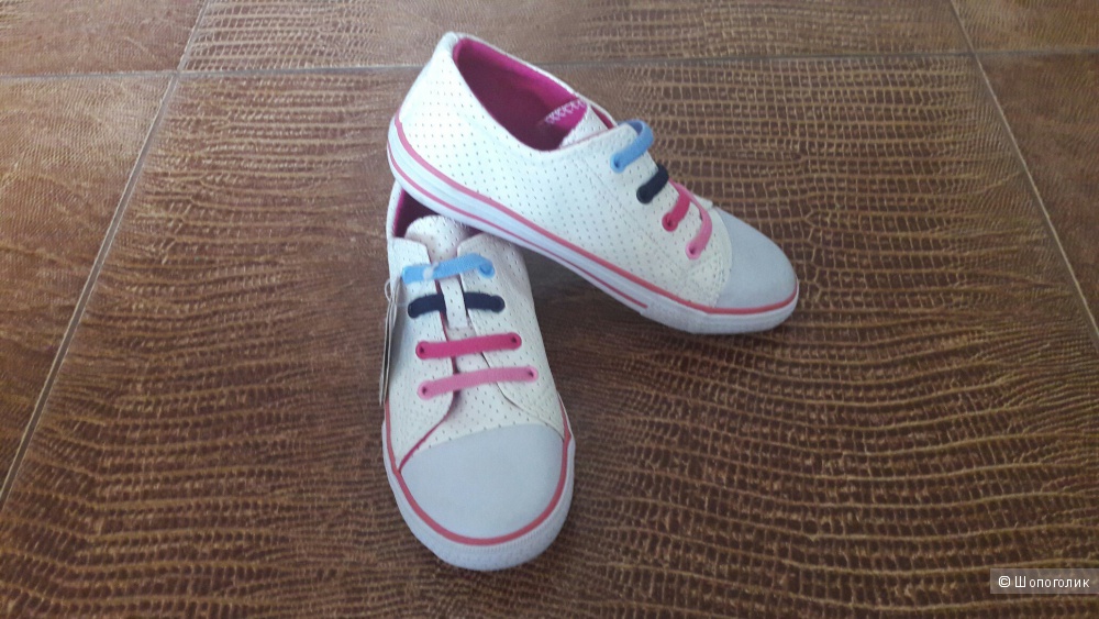Кеды MotherCare. Новые, на девочку. Размер 12UK.