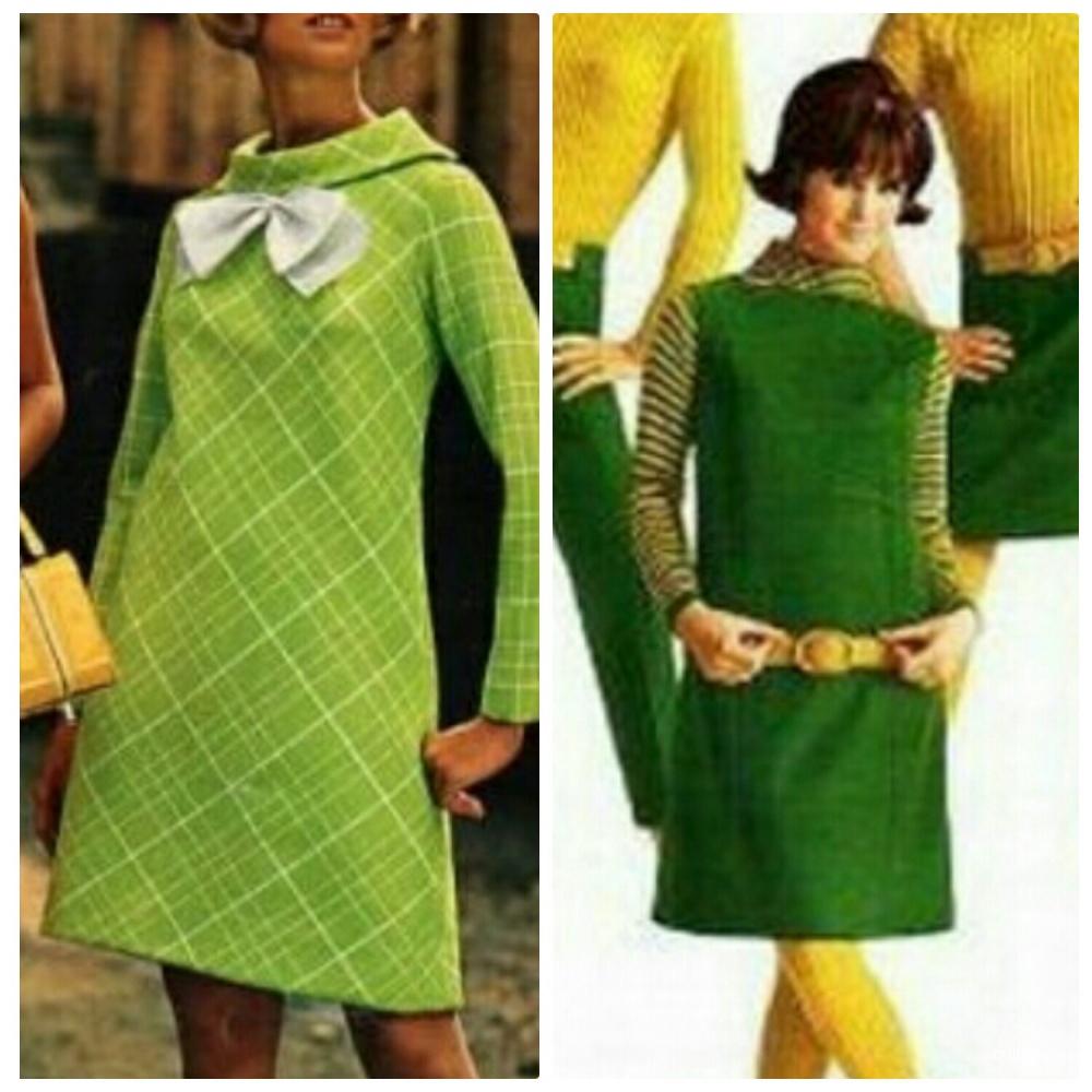 Оригинальное итальянское платье в стиле 60х