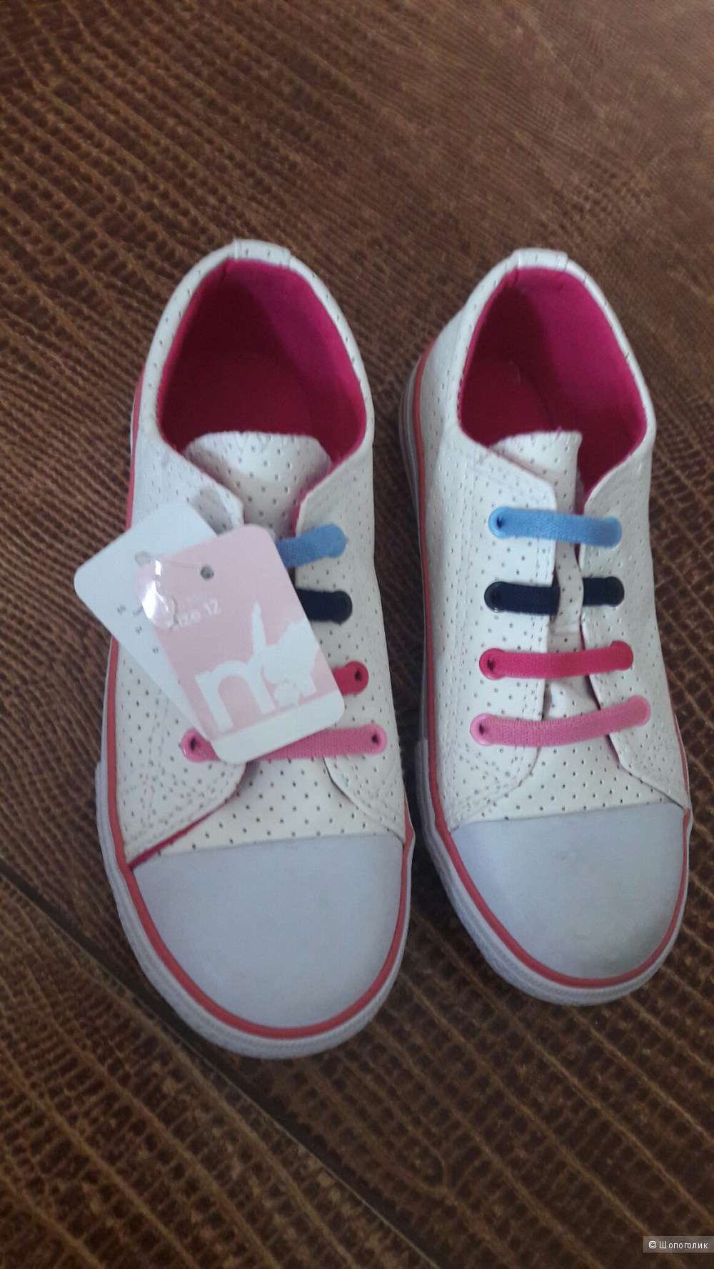 Кеды MotherCare. Новые, на девочку. Размер 12UK.