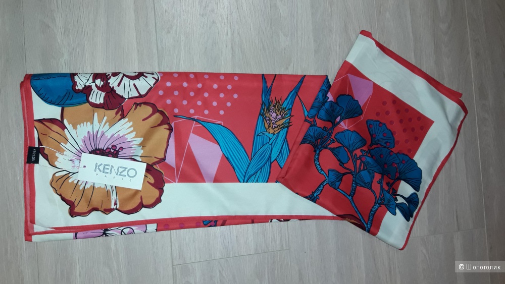 Новый платок 100×100см Kenzo (реплика).