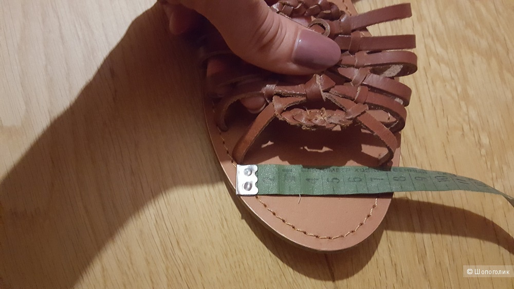 Кожаные плетеные сандалии ASOS, размер EU 42