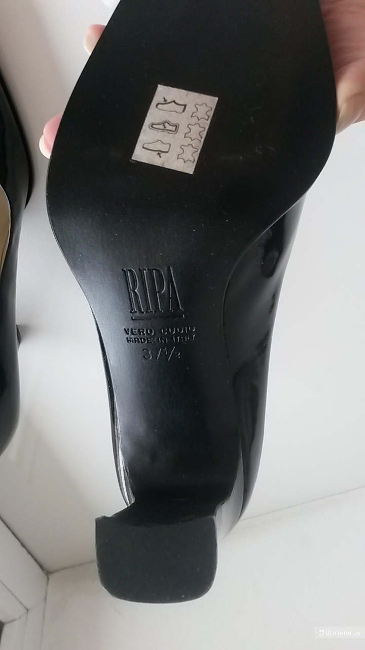 Новые лаковые туфли Ripa, Италия, кожа, р. 37,5