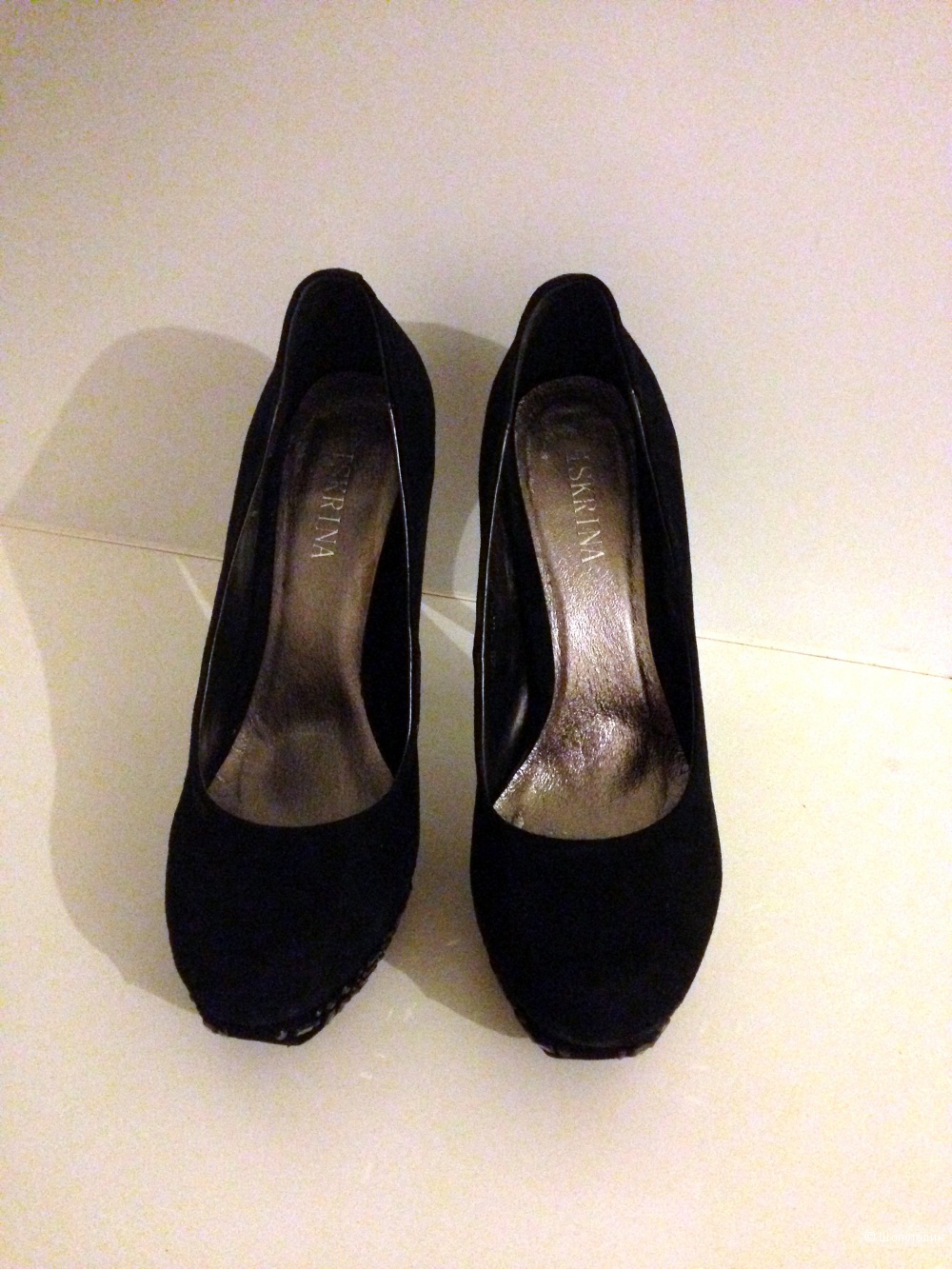 Туфли женские замшевые на каблуке размер 37