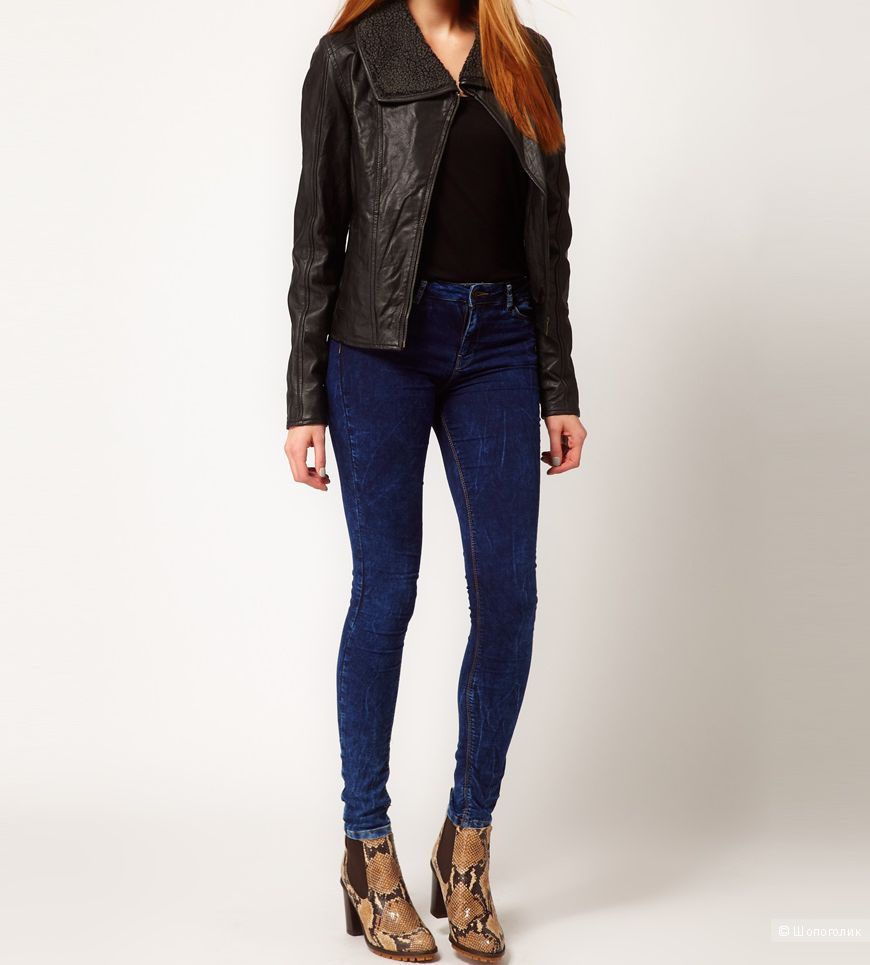 Новая Косуха из натуральной кожи Barneys Originals. 46р.