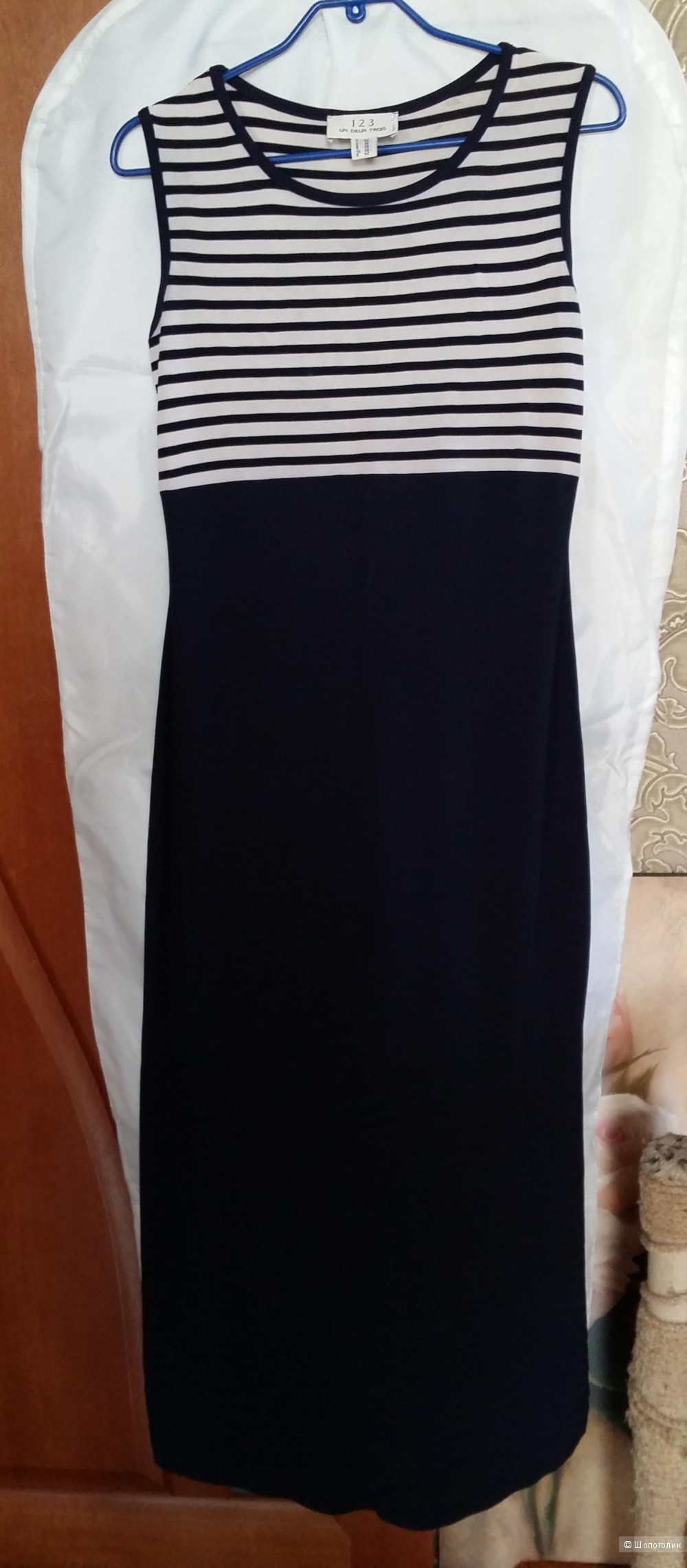 Платье в морском стиле французского бренда 1 2 3  44-48 размера.