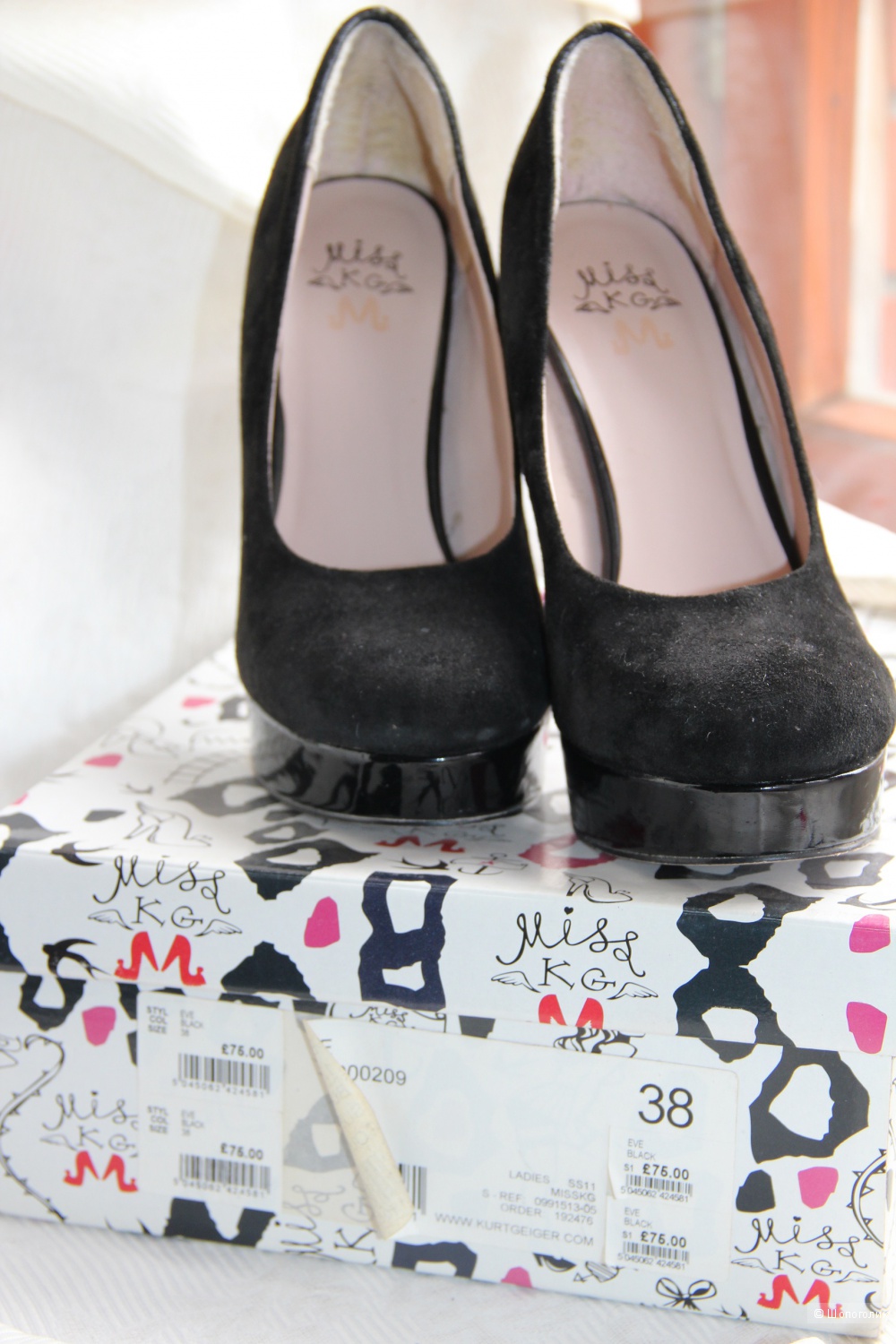 Туфли замша Miss KG (Kurt Geiger) 38