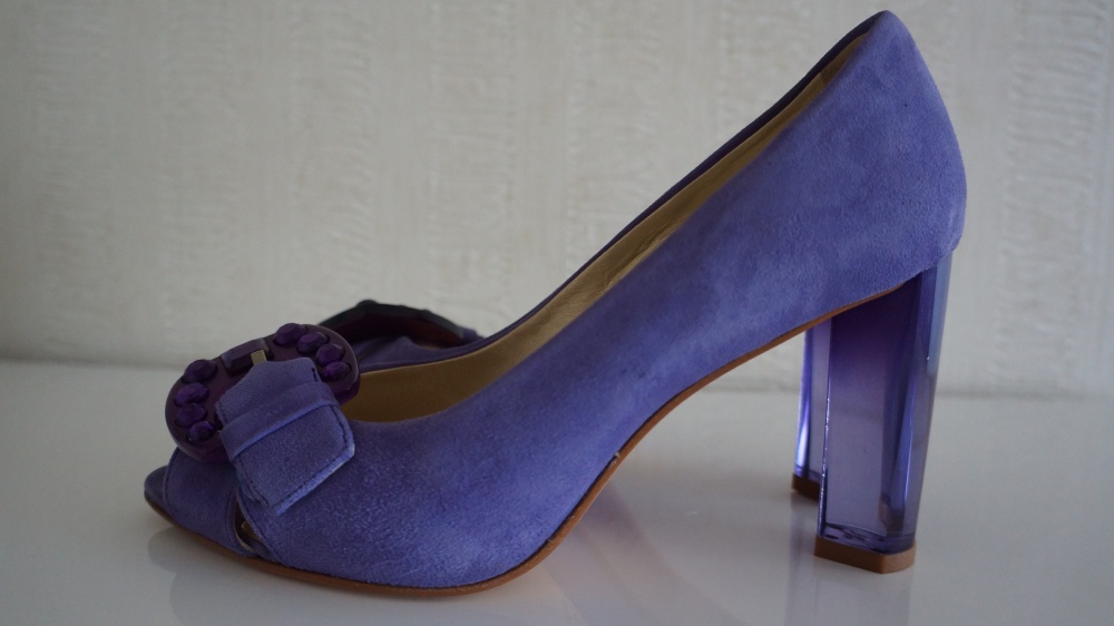Замшевые туфли Alberto Gozzi, размер 39, фиолетовые