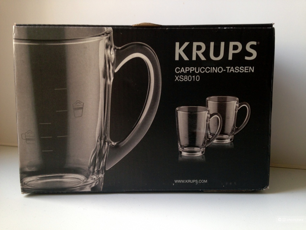 Чашки KRUPS для кофе набор 2 штуки