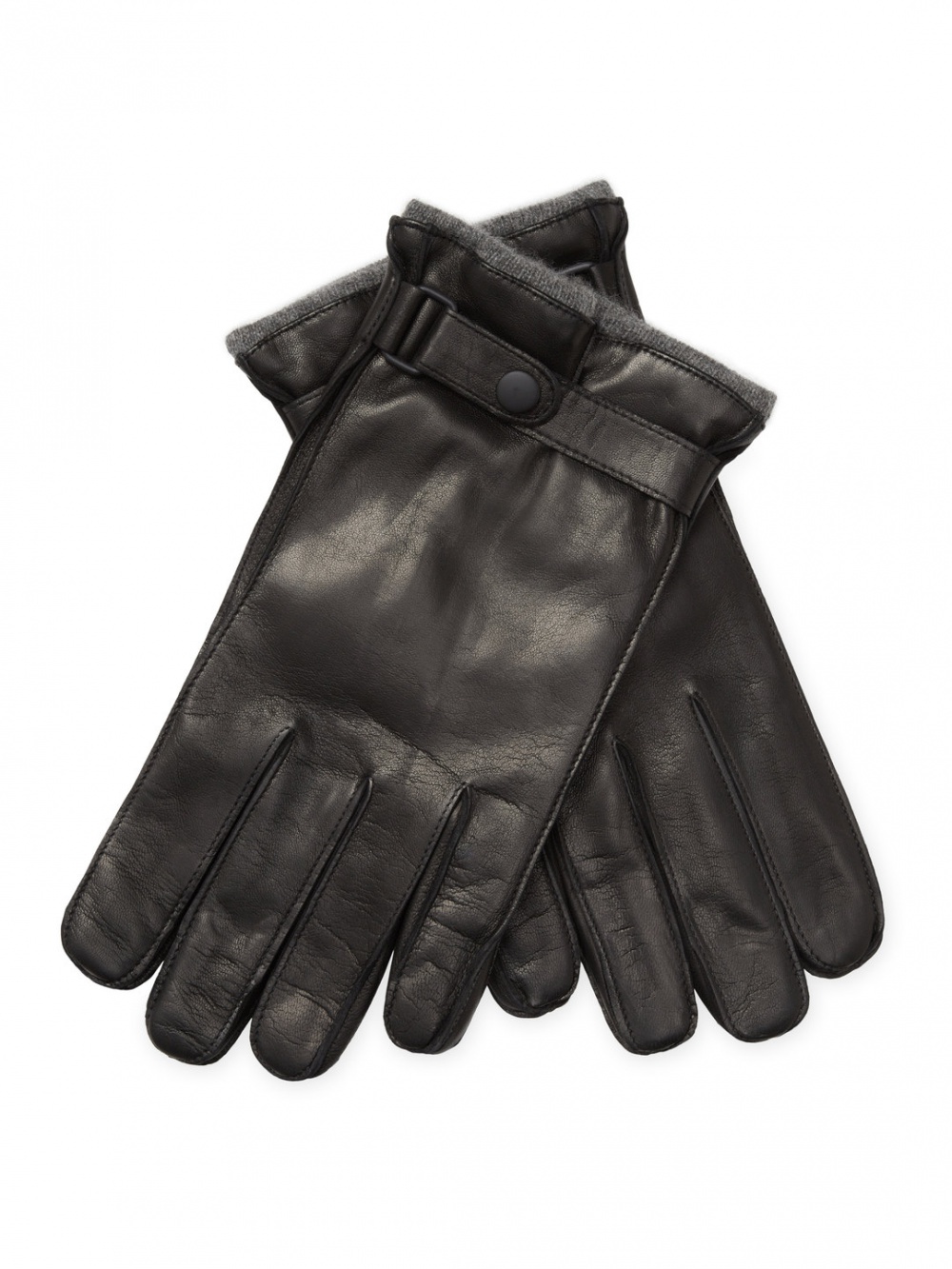 Мужские кожаные перчатки на кашемире Portolano,  размер М