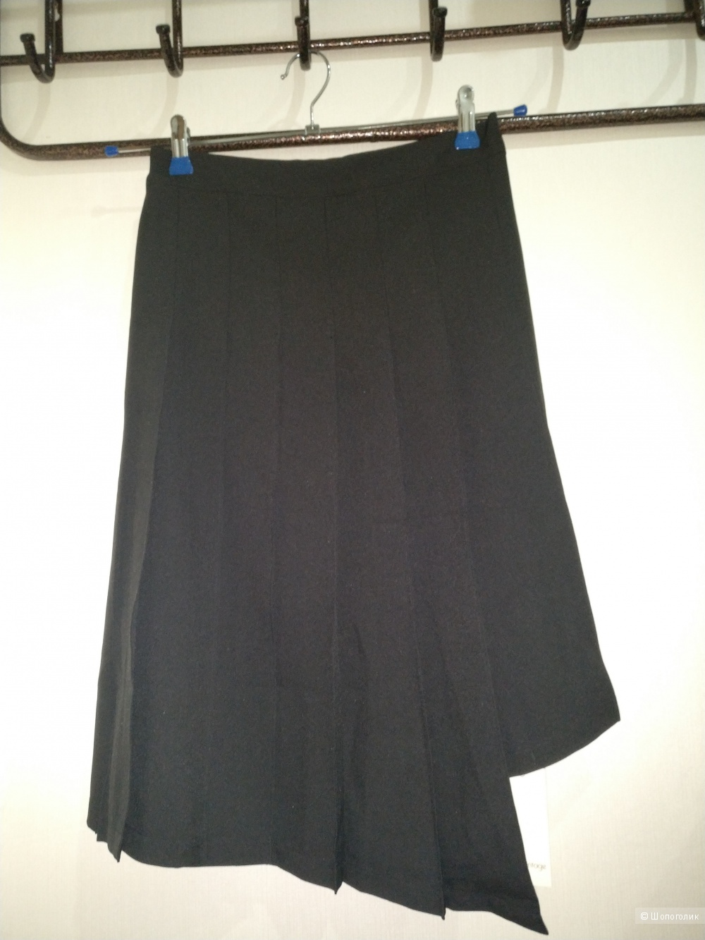 Юбка The Laden Showroom X Even Vintage Asymmetric Pleat Midi Skirt (M)