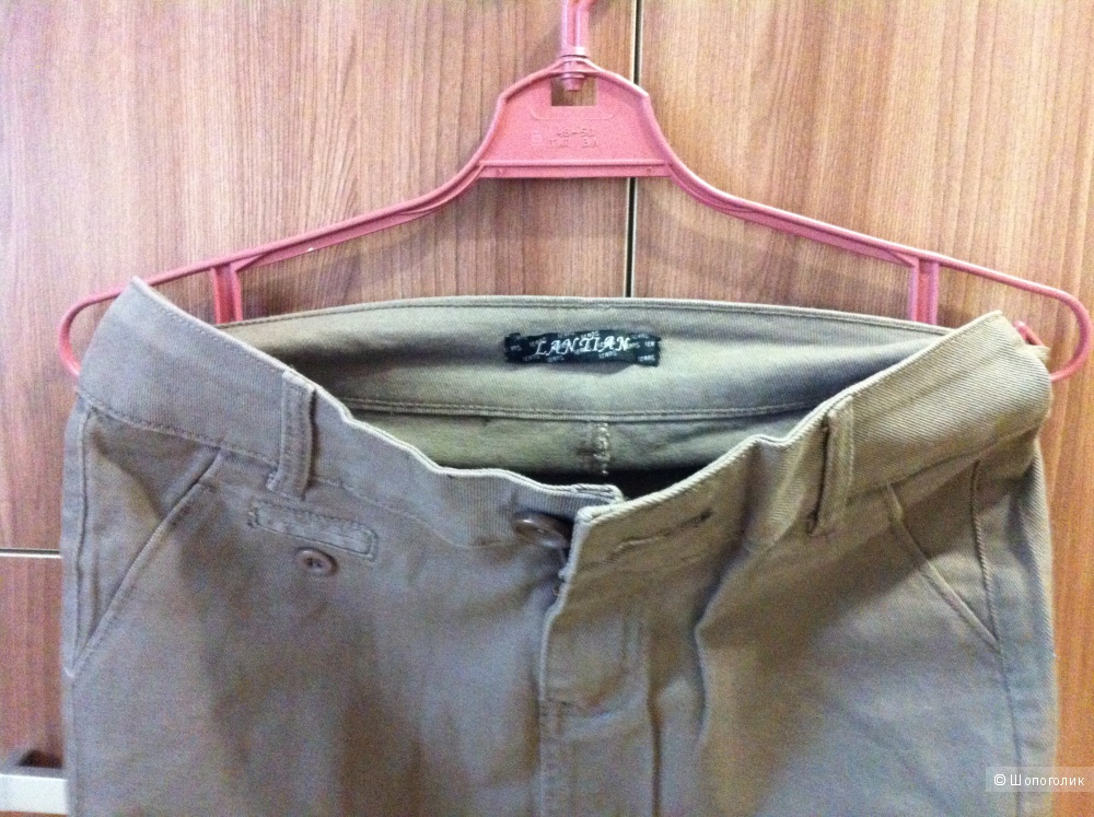 Джинсовая юбка-стрейч деним (размер М) светло-коричневый цвет