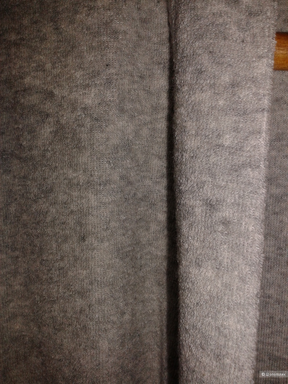 Мужской халат SELA серый меланж XL
