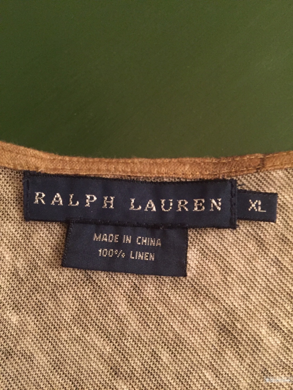 Льняной топ Ralph Lauren XL