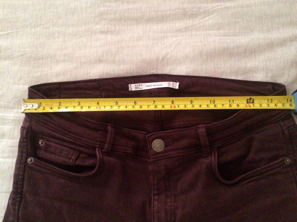 Женские джинсы zara body curve, размер 38 eu