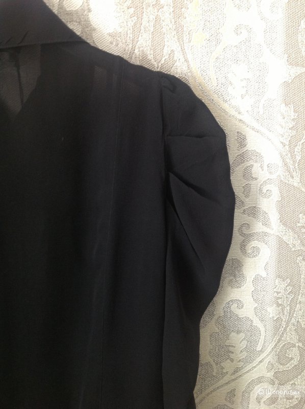 Экстравагантная блузка из шелкового крепа Patrizia Pepe.  Размер 40(ит) на 42