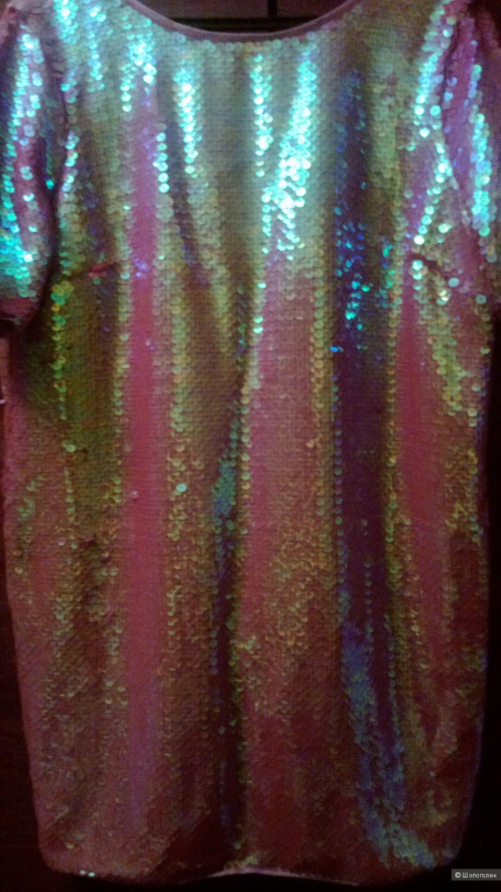 Платье с отделкой пайетками ASOS,48-50