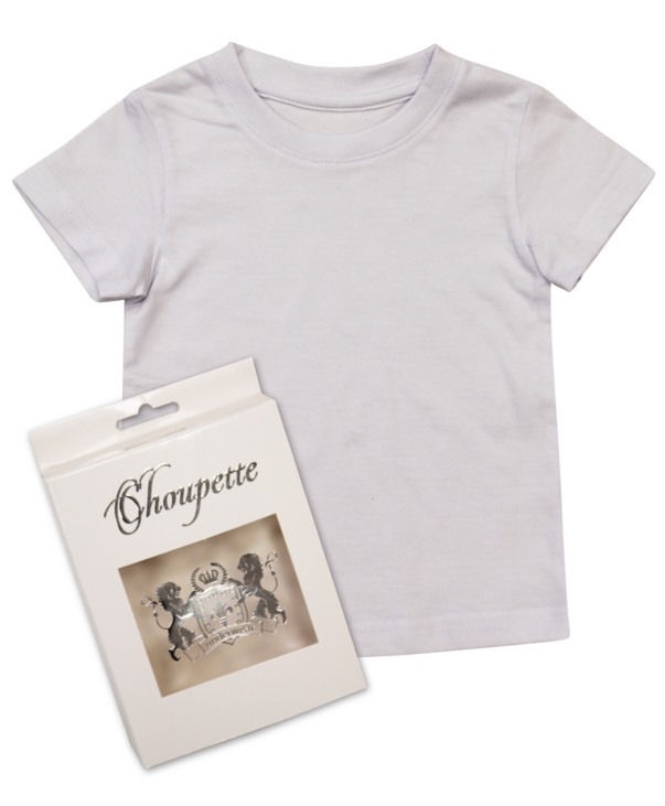 Новая классическая футболка белая  Choupette, 128 размер.