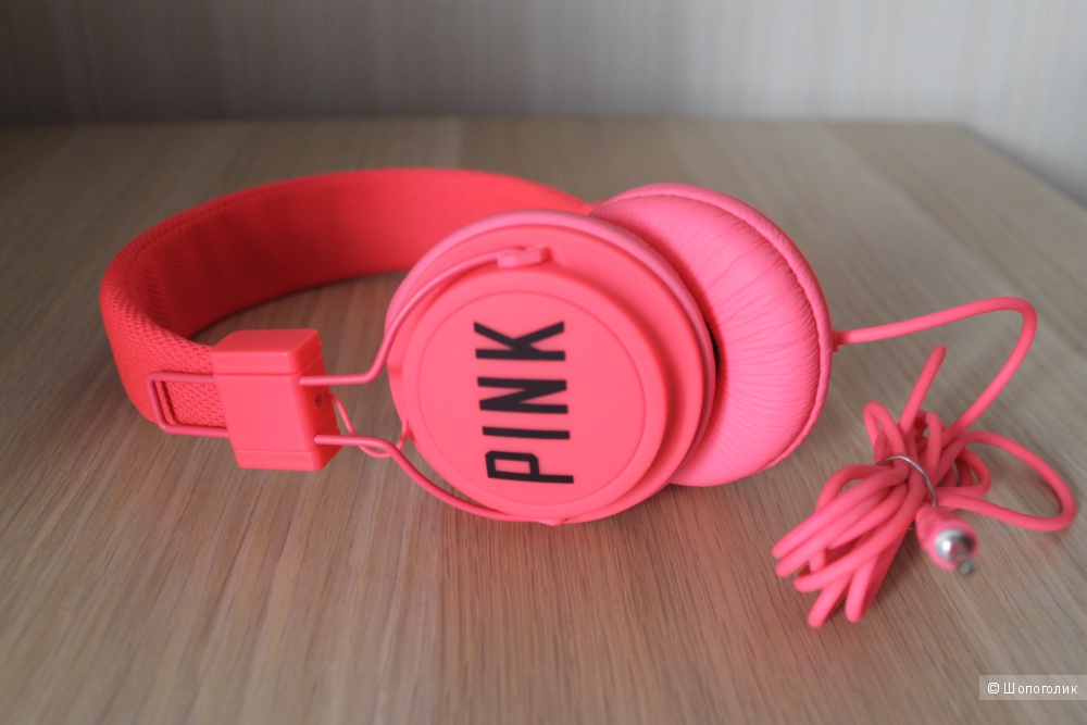 Накладные наушники Victoria secret dj headphones pink