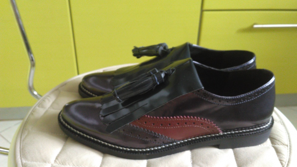 Кожаные туфли с кисточками ASOS MARIELLA Premium