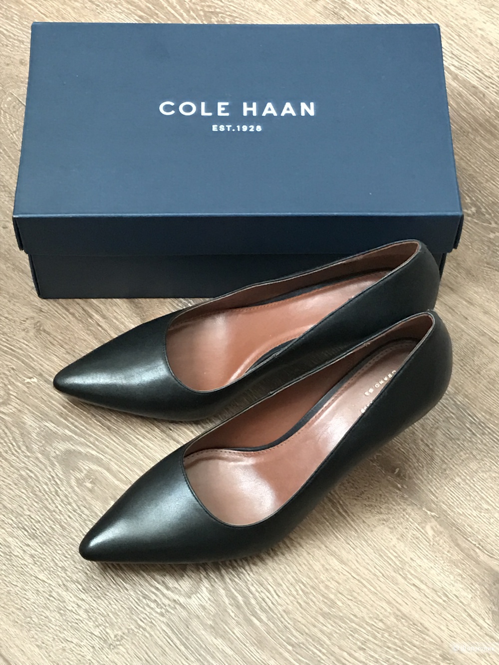 Туфли Cole Haan черные, размер 37,5-38
