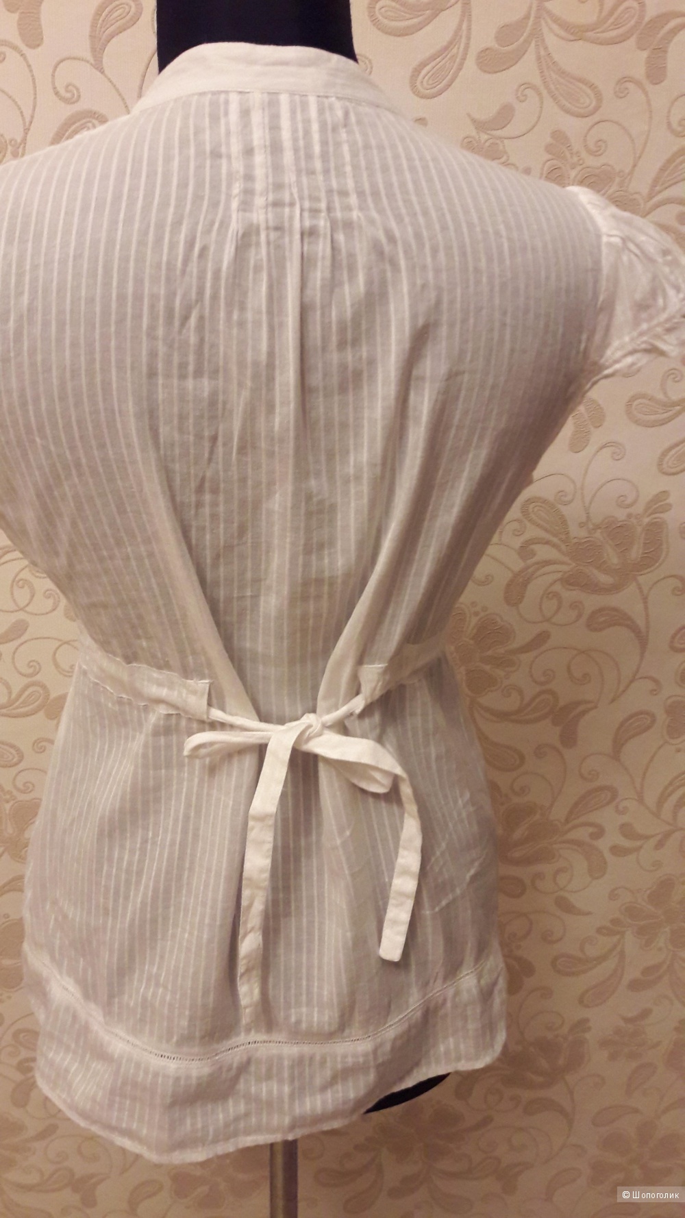 Для романтичных: блузка-туника с кружевами, маркировка 8