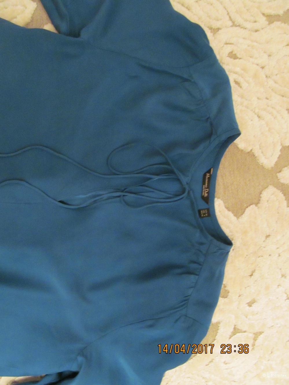 Блуза-туника шёлковая Massimo Dutti размер S