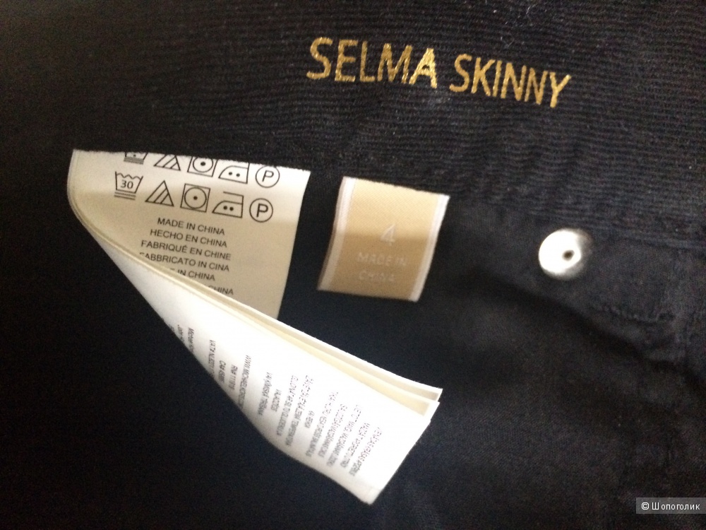 Джинсы Selma Skinny, Michael Kors, размер 4( 44 р)черные