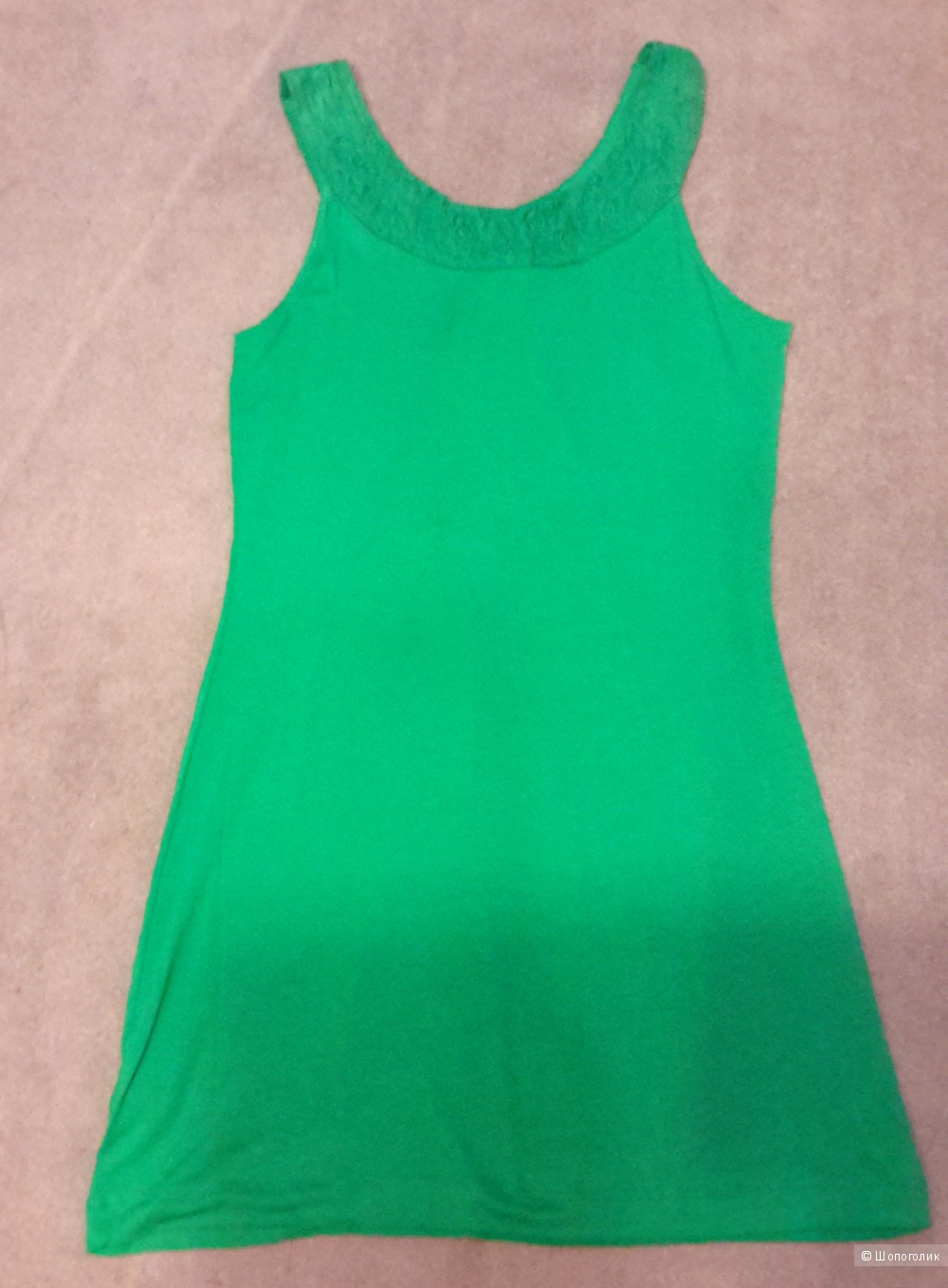 Легкое летнее платье Selection by S.Oliver размер 38 на наш 44-46 красивого зеленого цвета