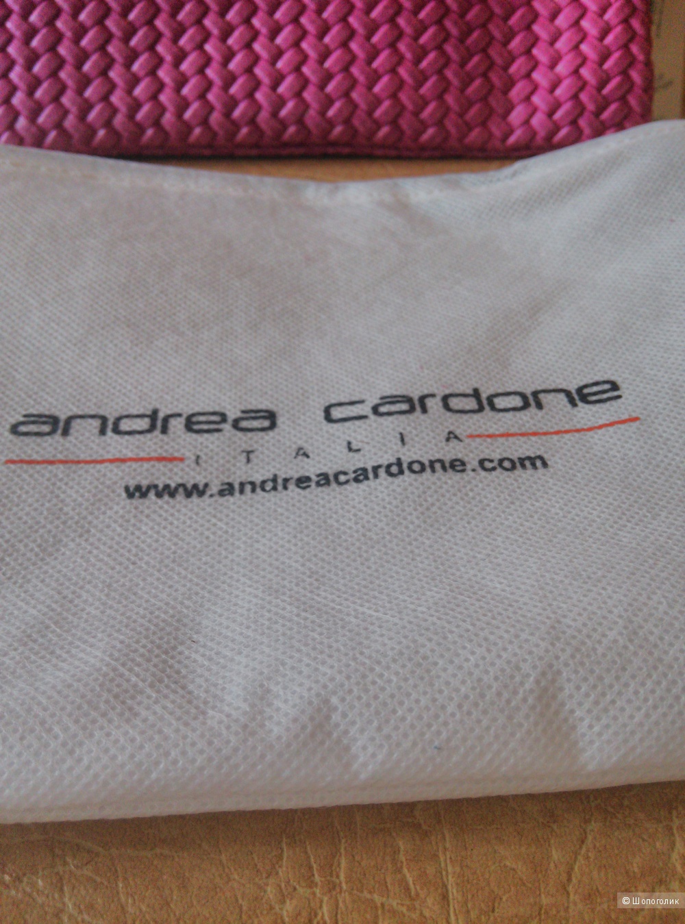 Новая кожанная сумка-кроссбоди, Andrea Cardone