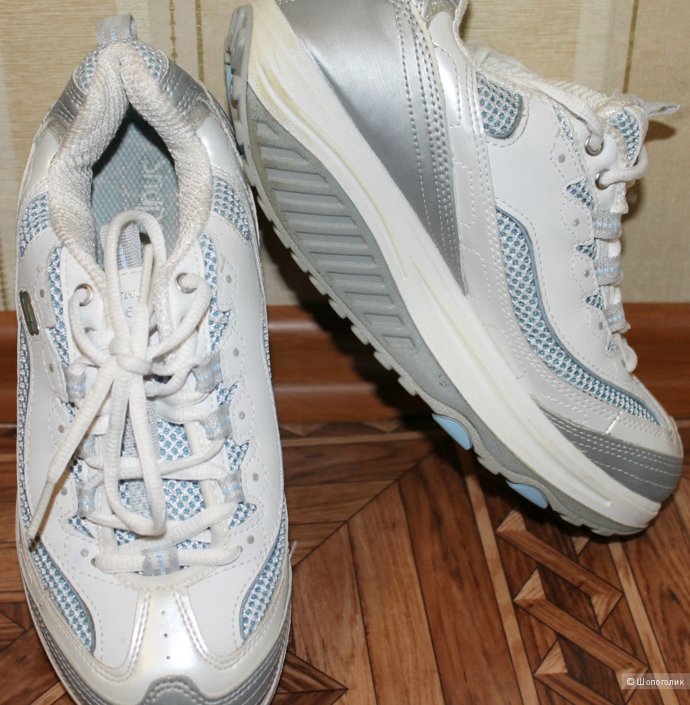 Белые кроссовки Skechers Shape Ups размер рус.36