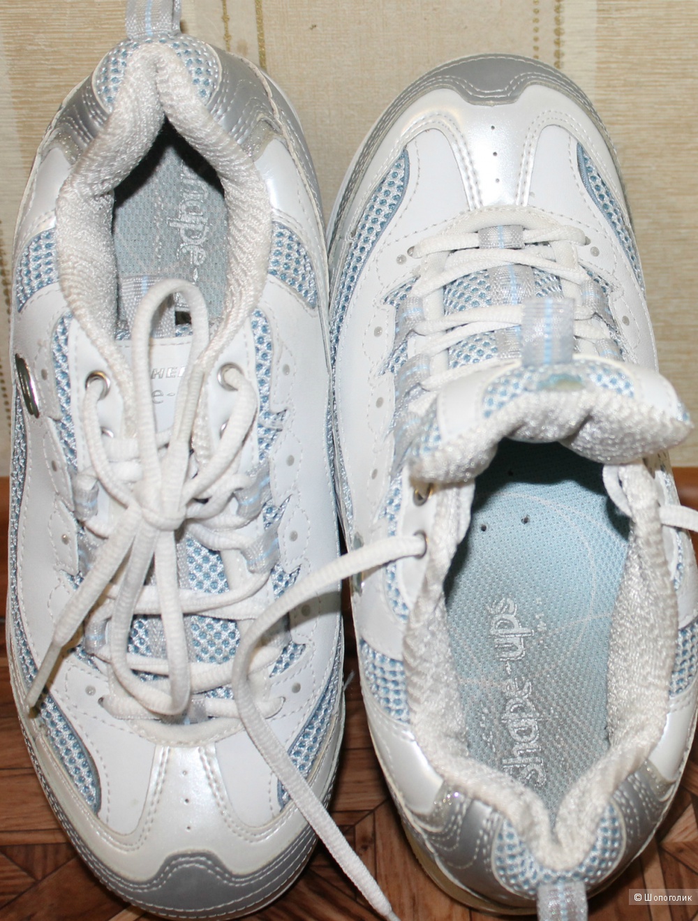 Белые кроссовки Skechers Shape Ups размер рус.36