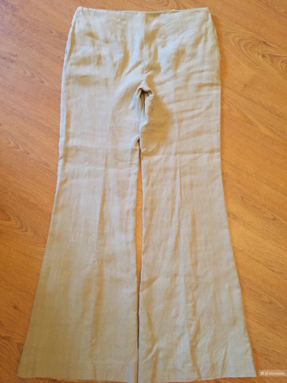Льняные расклешенные брюки Richmond X 44IT