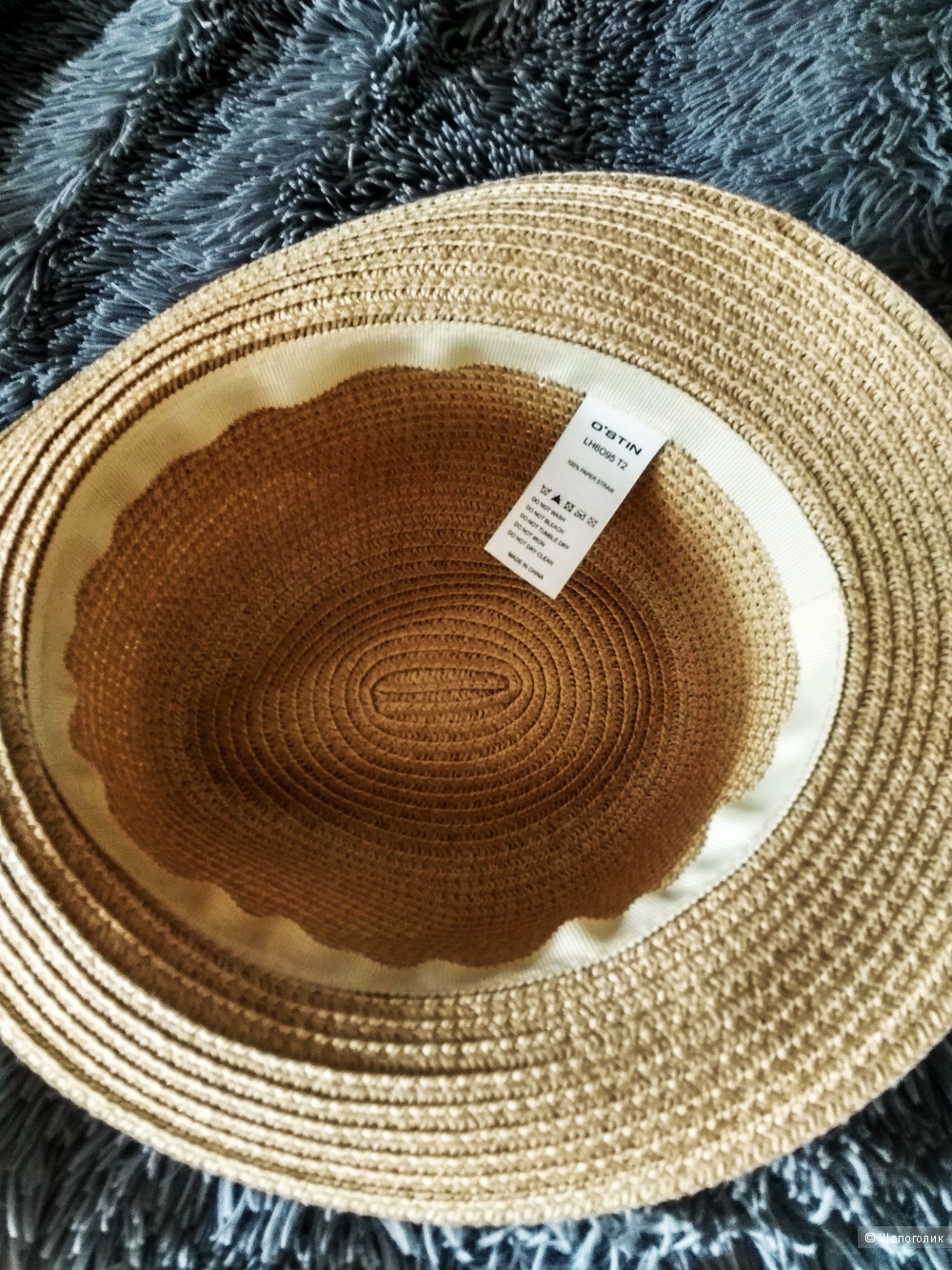 Летняя женская шляпа из 100 % бумажной соломы от O'STIN